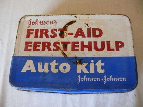 Old Johnson's First Aid Tin