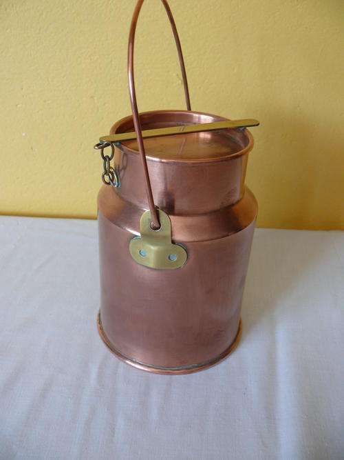 Copper & Brass Milk Can