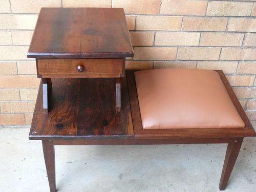 Imbuia telephone table