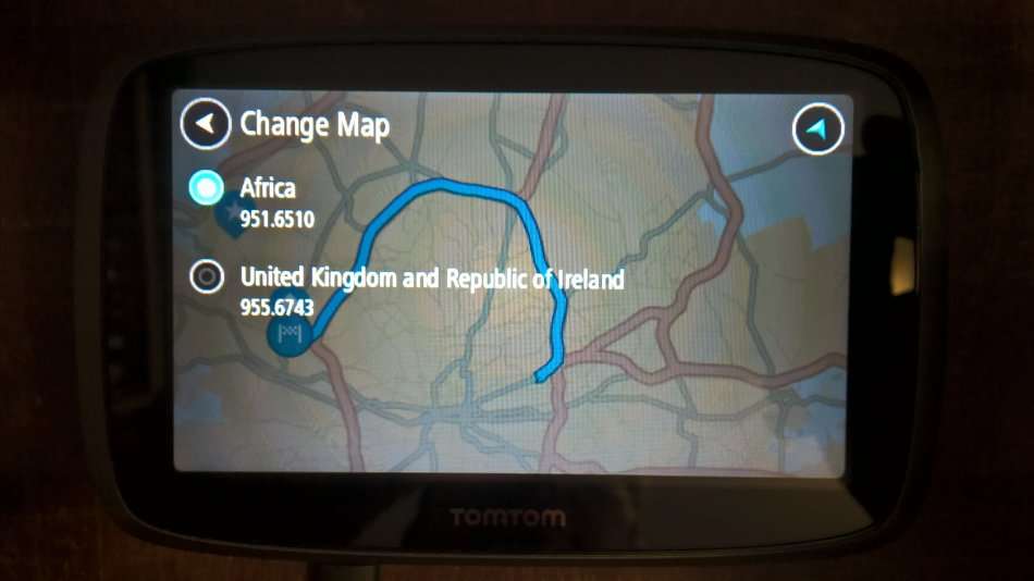 TOMTOM GO 5000 - with Africa & UK / Ireland Maps!