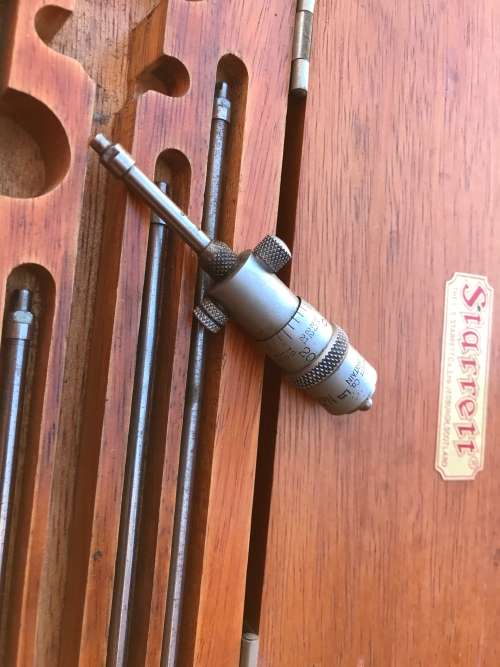 Starrett 124 Inside Micrometer Set. Imperial