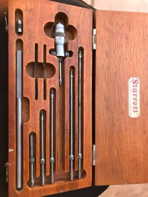Starrett 124 Inside Micrometer Set. Imperial