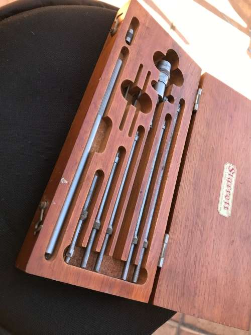 Starrett 124 Inside Micrometer Set. Imperial