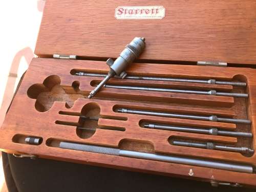 Starrett 124 Inside Micrometer Set. Imperial