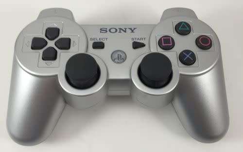 Brand New Original Sony Silver Dualshock 3 Controllers