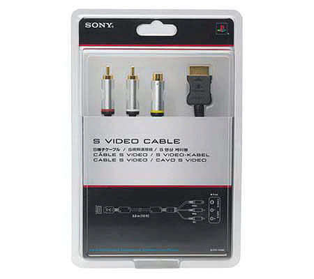 Sony Playstation TV/AV Connection S-Video Cable/Lead for PS1 PS2 PS3 Gold Plated