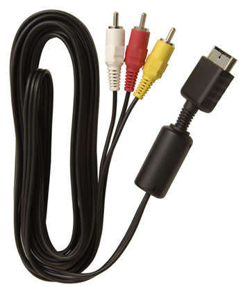 PS1, PS2, PS3 AV Cable
