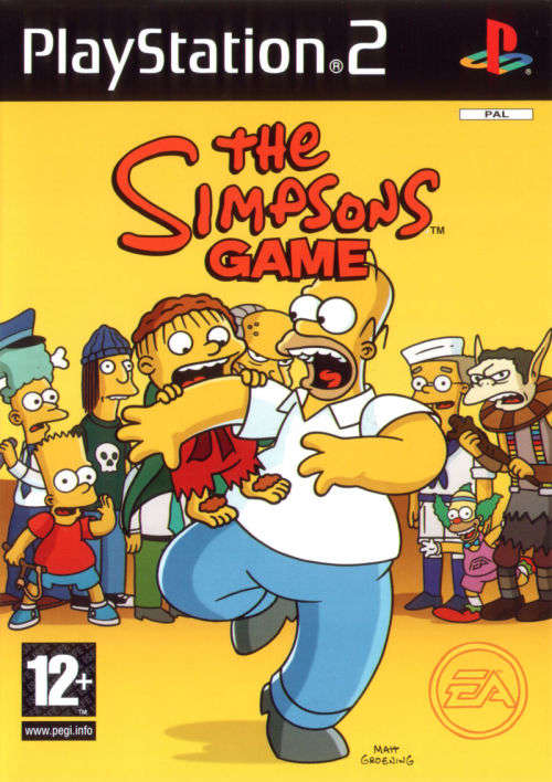 The Simpsons Game PS2 Game