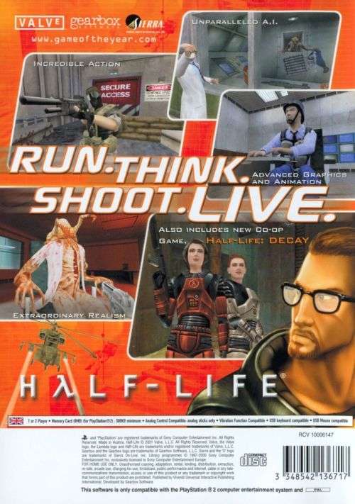 Half-Life PS2 Game
