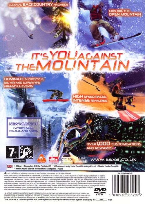 SSX 3 PS2 Game