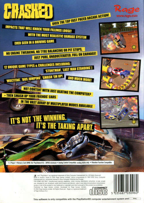 Crashed PS2 Game