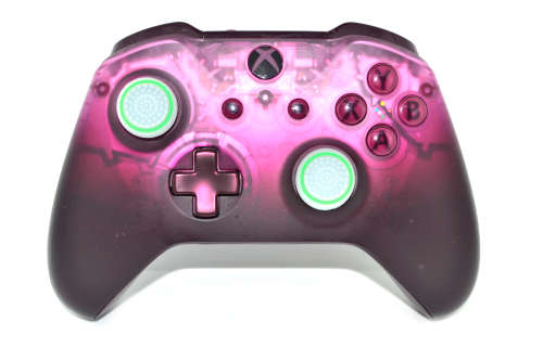 Universal Thumb Grips / Anologue Grips / Anologue Covers (2 pack - Clear with Green Ring)