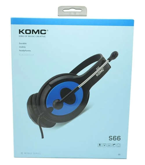 KOMC S66 Headset with Mic 3.5mm Jack (PS4/5 Xbox 1/Series S/X,N Switch, Mobile, PC)