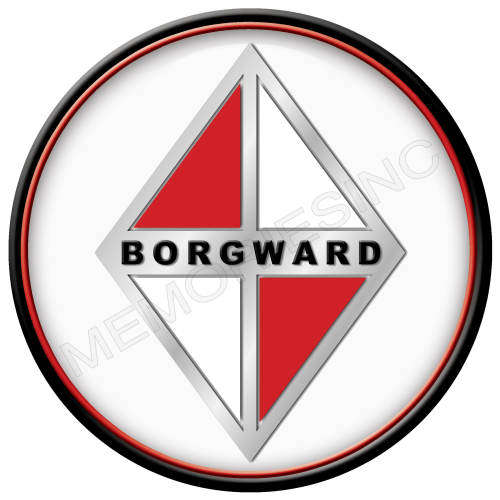 Borgward Classic Logo - Round Metal Sign