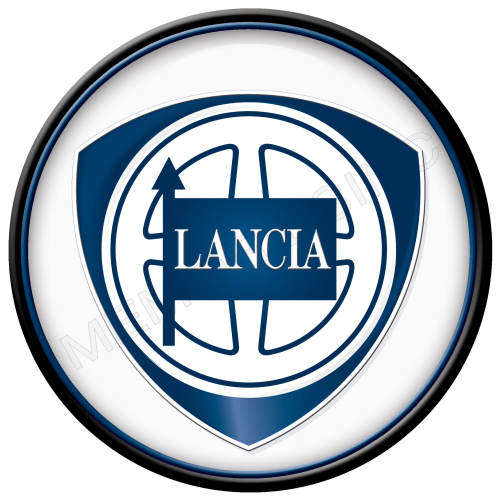 Lancia Classic Logo - Round Metal Sign