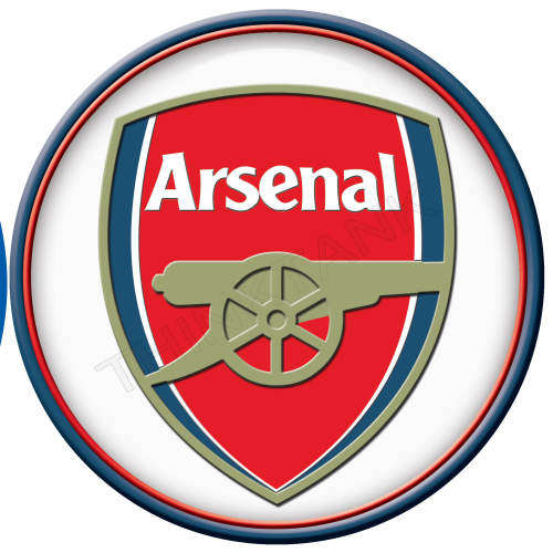 Arsenal Football Club - Round Classic Metal Sign
