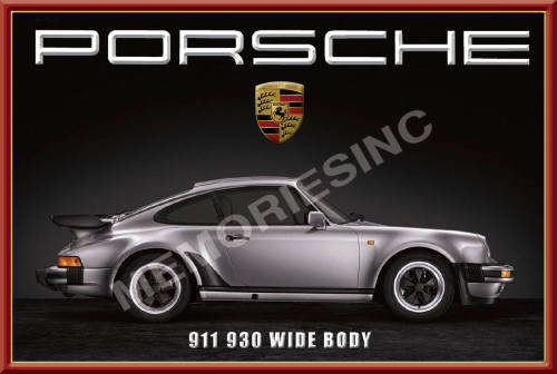 Porsche 911 930 (75) - Classic Metal Sign