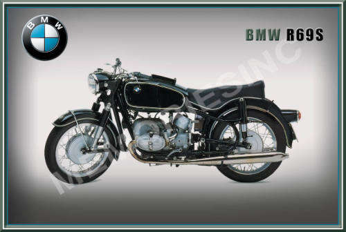 BMW R69S (1961) - Classic Metal Sign