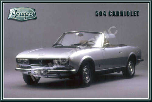 Peugeot 504 (80) - Classic Metal Sign