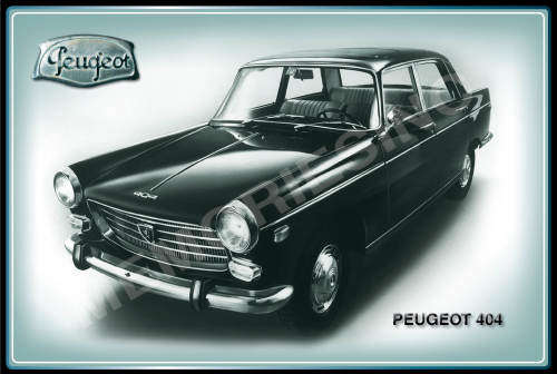 Peugeot 404 - Classic Metal Sign