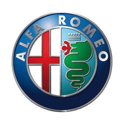 Alfa Romeo Logo (Silver) - Classic Round Metal Sign