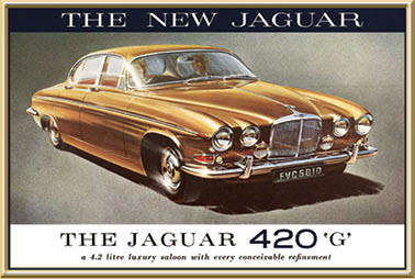 Jaguar 420G (67) - Classic Metal Sign