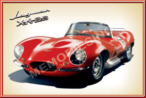 Jaguar XKSS (57) - Classic Metal Sign