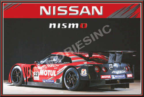 Nissan GTR Racing - Classic Metal Sign