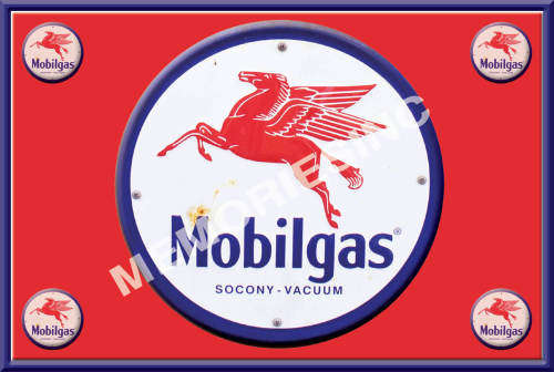 Mobil Gas - Classic Metal Sign