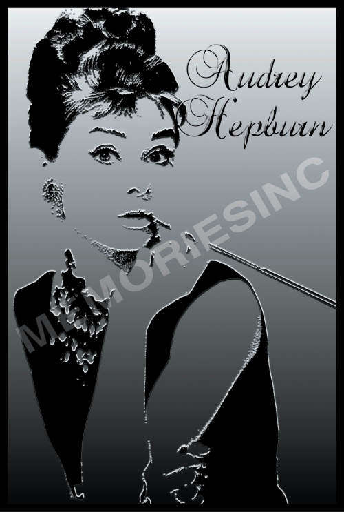 Audrey Hepburn - Classic Metal Sign