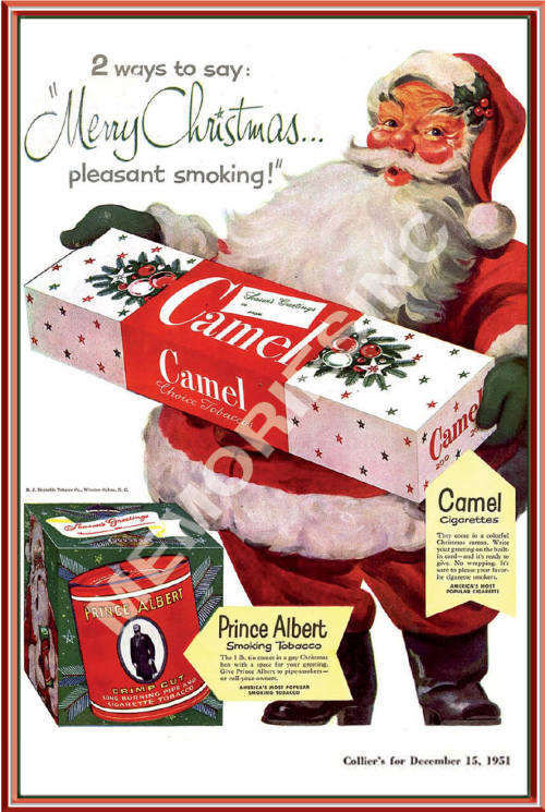 Camel - Xmas Advert - Classic Metal Sign