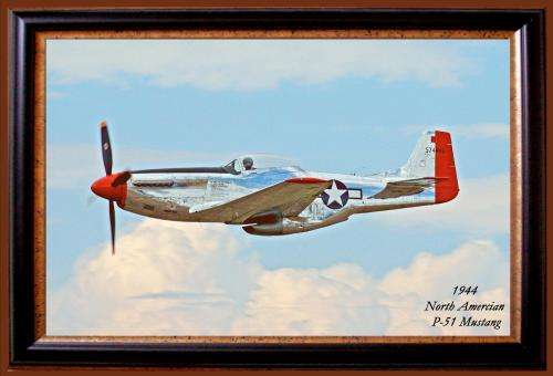 Mustang P51 1944 (North American) - Classic Metal Sign