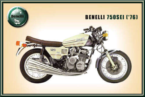 Benelli 750 SEI (76) - Classic Metal Sign