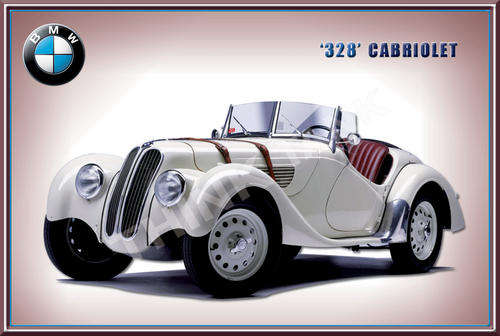 BMW 328 - Classic Metal Sign
