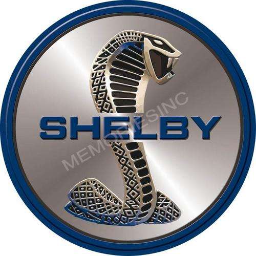 Shelby Cobra - Modern Round Metal Sign