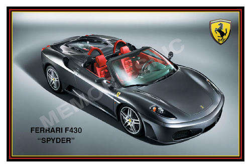 Ferrari F430 Spyder - Classic Metal Sign
