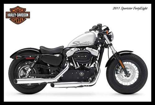 Harkey Davidson FortyEight (2011) - Metal Sign