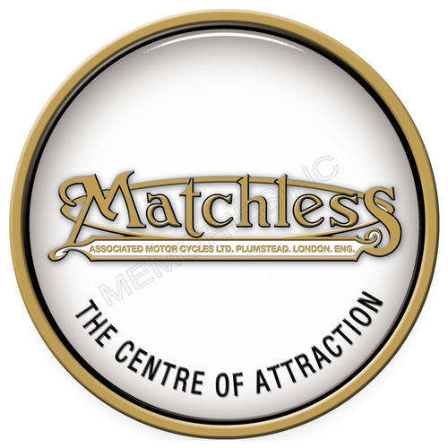 Matchless - Round Classic Metal Sign