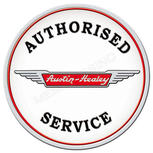 Austin Healey - Authorised Service - Metal sign