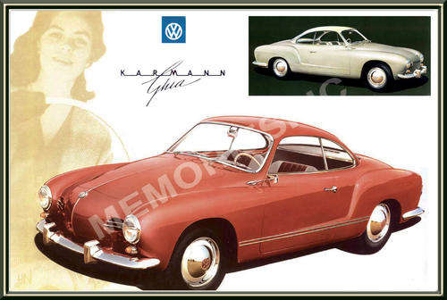 VW Karmann Ghia - Classic Metal Sign