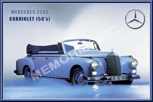 Mercdes 220S W180 (50's) - Classic Metal Sign