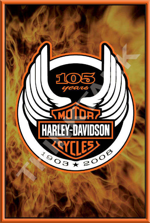Harley Davidson - 105 Years Metal Sign