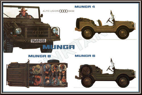 DKW Munga - Metal Sign