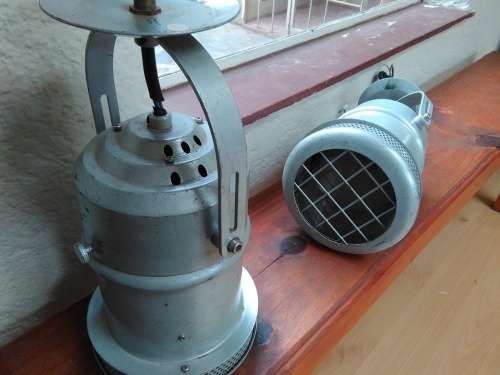 Vintage Mining Security Lamps