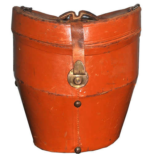 VICTORIAN TOP HAT TRAVELLING CASE - LEATHER