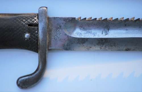 VERY RARE 1909 GERMAN kS98 SAW-BACK BAYONET - SOUTH WEST AFRICAN KAISERLICHE SCHUTZTRUPPE