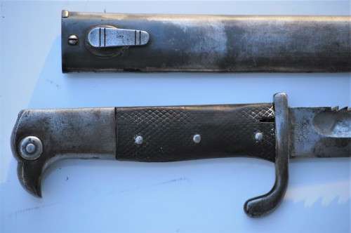 VERY RARE 1909 GERMAN kS98 SAW-BACK BAYONET - SOUTH WEST AFRICAN KAISERLICHE SCHUTZTRUPPE