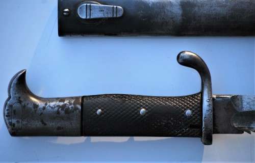 VERY RARE 1909 GERMAN kS98 SAW-BACK BAYONET - SOUTH WEST AFRICAN KAISERLICHE SCHUTZTRUPPE