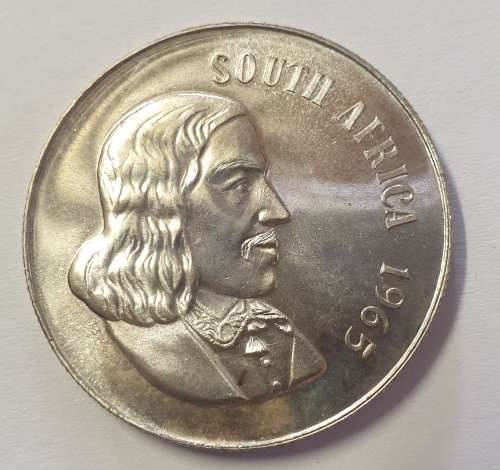 1965 South Africa 1 Rand - High Grade Coin