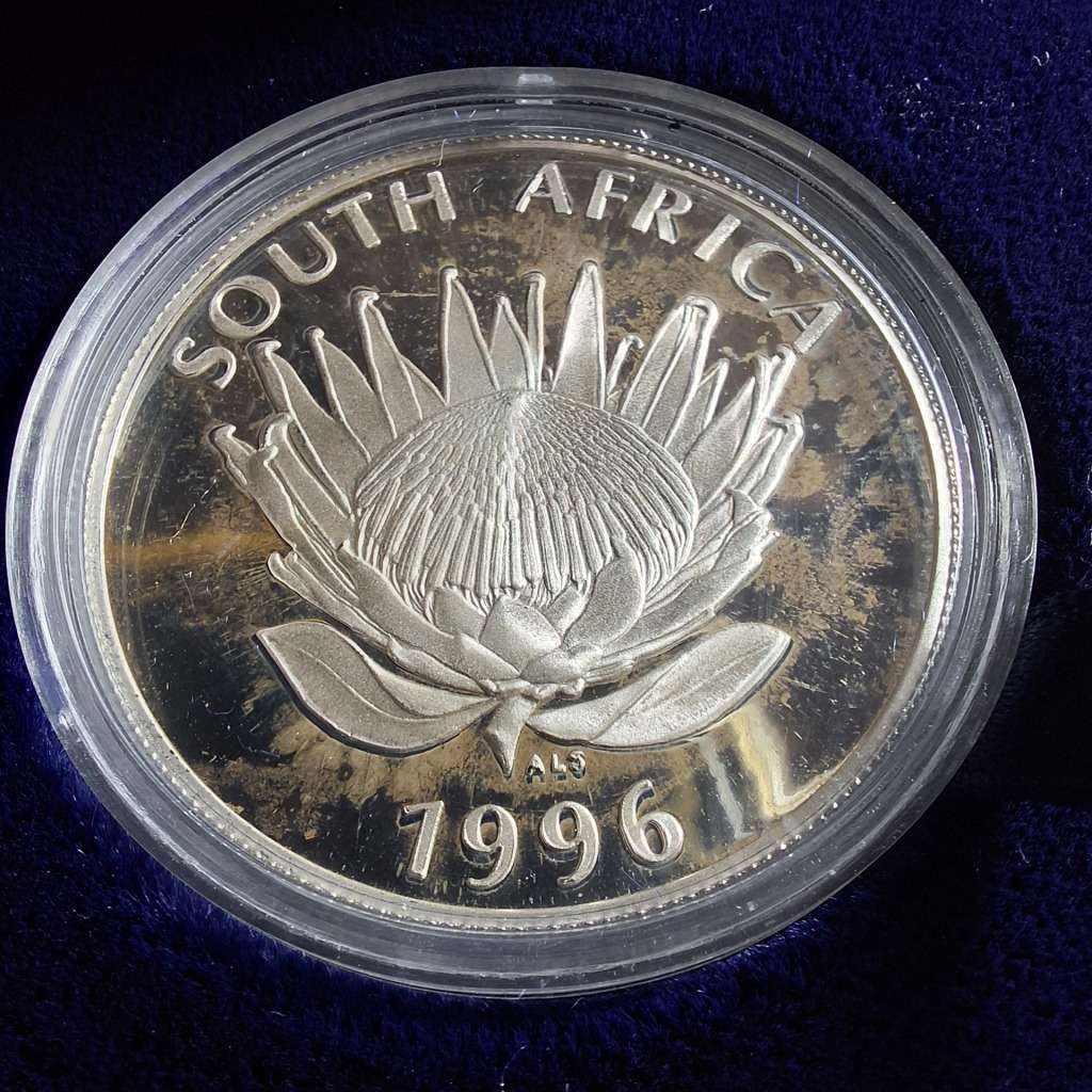 1 Rand South African Constitution Silver Coin 1996